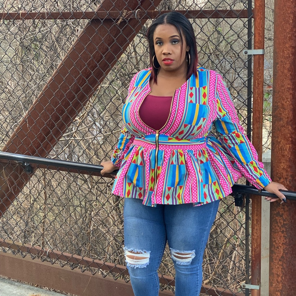 African Print Jacket